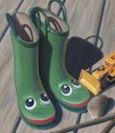 Apple Frog Boots
