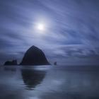 Moon Over Canon Beach