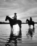 Riding At Sunset, Rothbury, Michigan 03