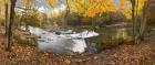 Bond Falls In Autumn Panorama #2, Bruce Crossing, Michigan 12