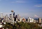 Seattle Cityscape, Seattle, Washington 02 - Color