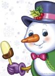 Snowman and Ice-cream