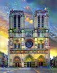 Paris France Notre Dame Cathedral