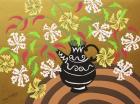 Black Teapot Vase