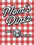 Moms Diner Red Checkered
