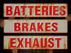 Batteries Brakes Exhaust