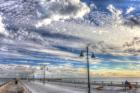 White Street Pier And Sky