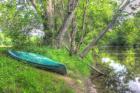 Streamside Green Canoe