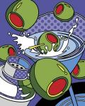 Martini Flying Olives