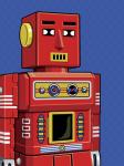 Vintage Red Robot