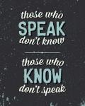 Those Who Speak