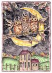 Three Owl Halloween