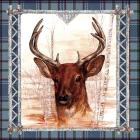 Birch Frame Plaid- Deer