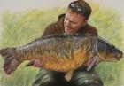 Fisherman and Mirror Carp