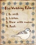 Bird Watching Rules