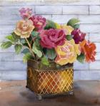 Roses in Copper Pot