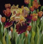 Iris and Tulips