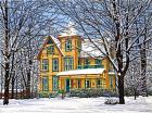 Victorian Home In Winter, Hamburg, Ny