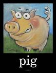 Pig Poster