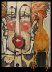 Clown And Rubber Chicken