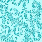 Aqua Teal Damask