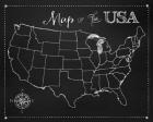 Chalkboard US Map