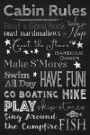 Chalkboard Cabin Rules