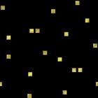 Black Golden Squares Confetti