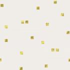 Light Cream Golden Squares Confetti