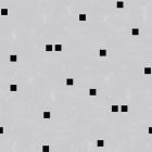 Linen Gray Black Squares Confetti