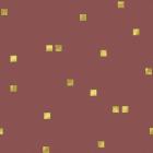 Marsala Golden Squares Confetti