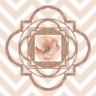 Persian Rose Gold Quatrefoil