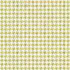 Gold Houndstooth On White