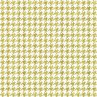 Gold Houndstooth On White