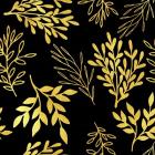 Golden Leaves Pattern