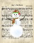 Snowman Conducts Joy To The World