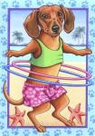 Dachshund Hula Hoop