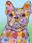 Flowers French Bulldog