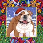 Christmas Bulldog