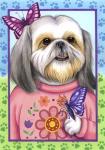 Shihtzu Butterfly