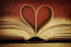 Book Pages in Heart Shape