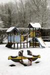 Snow Covered Playground