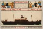 Rotterdam London Travel Poster