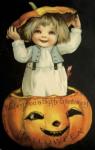 Halloween Pumpkin Head Child