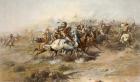 Charles Marion Russell - Custer Fight
