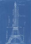 Eiffel Tower Blueprint