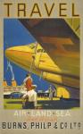 Art Deco Airplane Travel