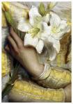 Lilies detail Gustav Pope 1895