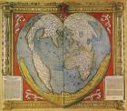 Heart Shaped World Map Stabius-Werner Projection 15