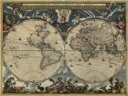 Map of the World by Blaeu 1684